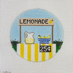 Stitch Style Lemonade Stand Needlepoint Canvas