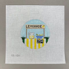 Stitch Style Lemonade Stand Needlepoint Canvas