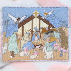 Stitch Style Nativity Needlepoint Canvas