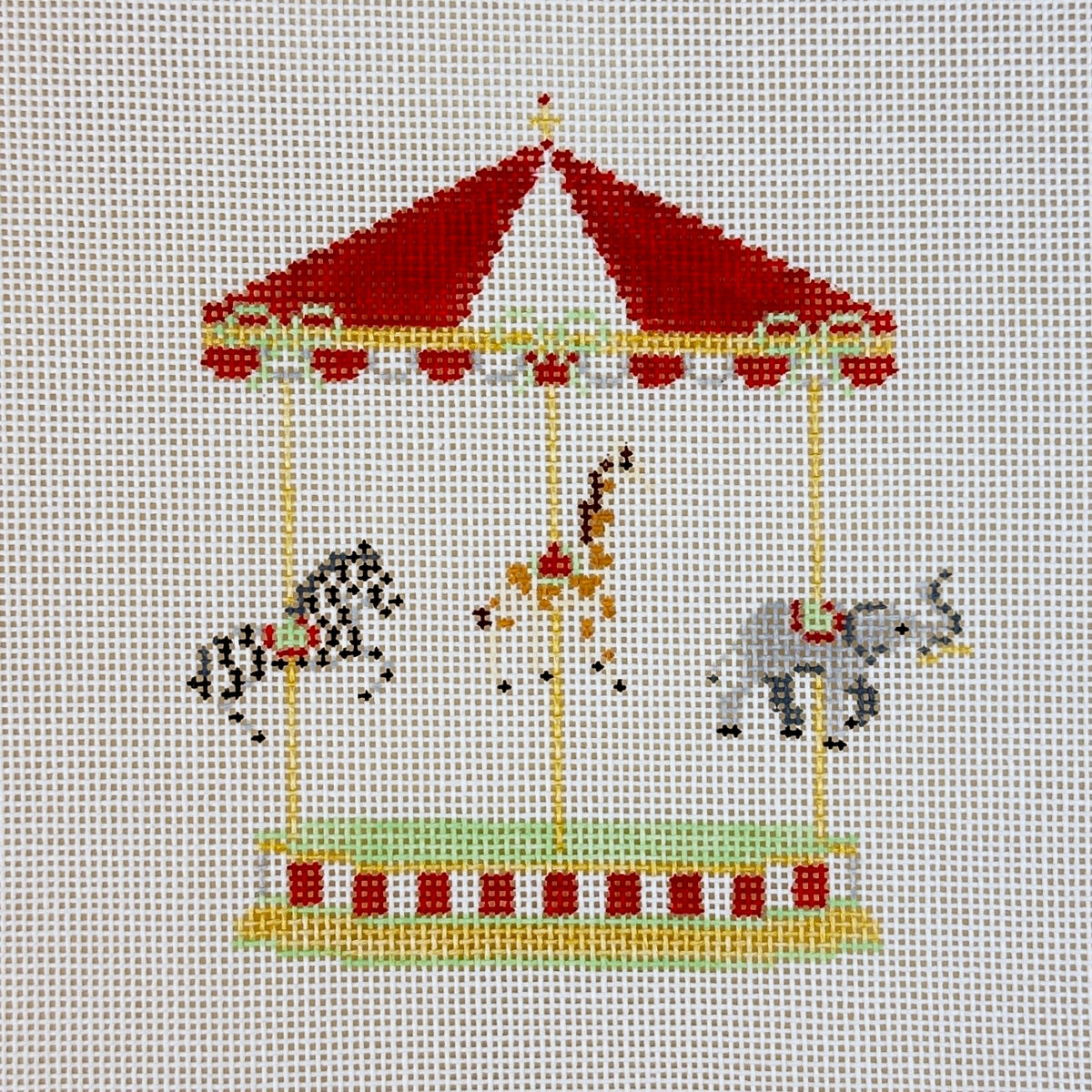 Stitch Style Needlepoint Carousel Series: Circus Needlepoint Canvas