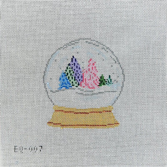 Stitch Style Emily Quigley: Snow Globe Needlepoint Canvas