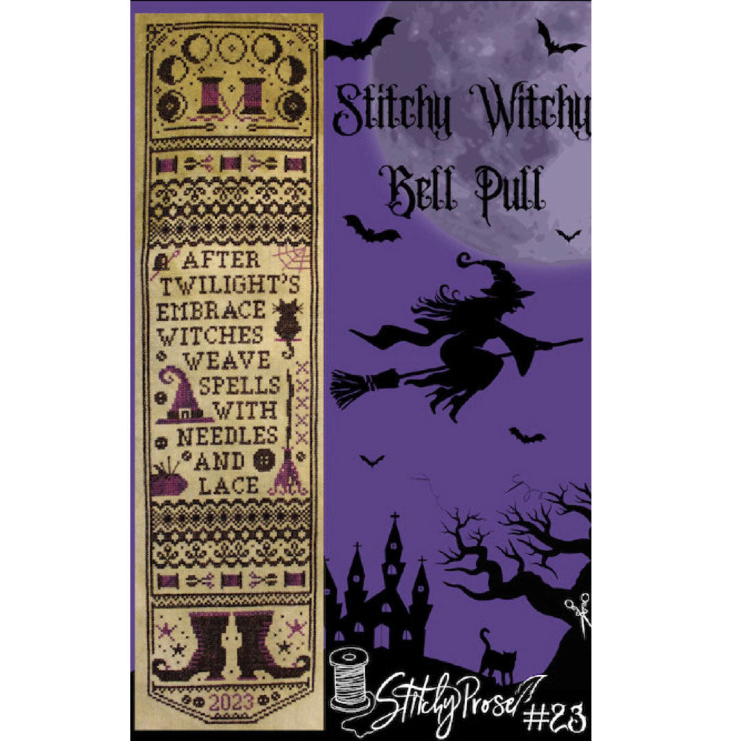 Stitchy Prose Witchy Bell Pull Cross Stitch Pattern