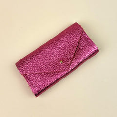 Studio Lowen Leather Needle and Notions Case - Metallic Rose