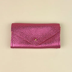 Studio Lowen Leather Needle and Notions Case - Metallic Rose