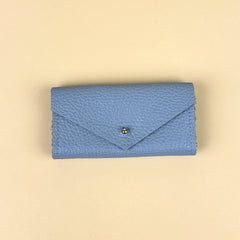 Studio Lowen Leather Needle and Notions Case - Powder Blue