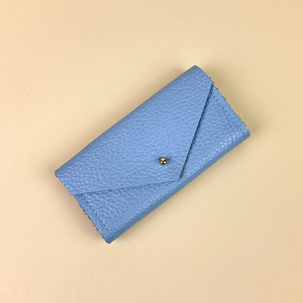 Studio Lowen Leather Needle and Notions Case - Powder Blue