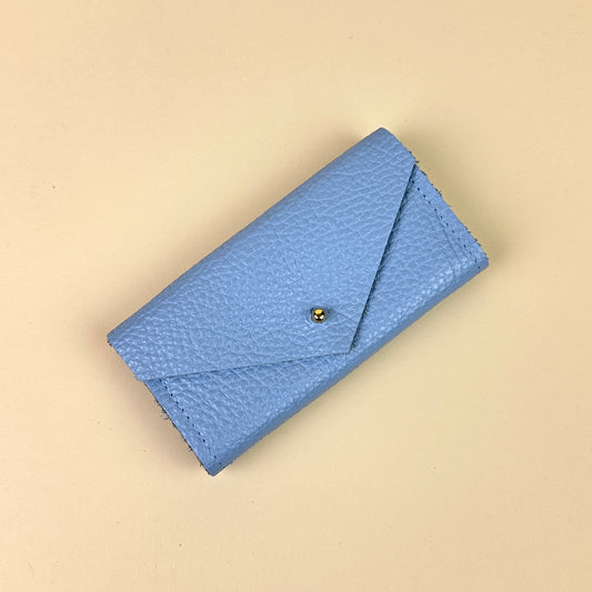 Studio Lowen Leather Needle and Notions Case - Powder Blue