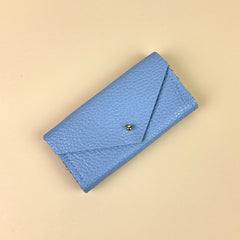 Studio Lowen Leather Needle and Notions Case - Powder Blue