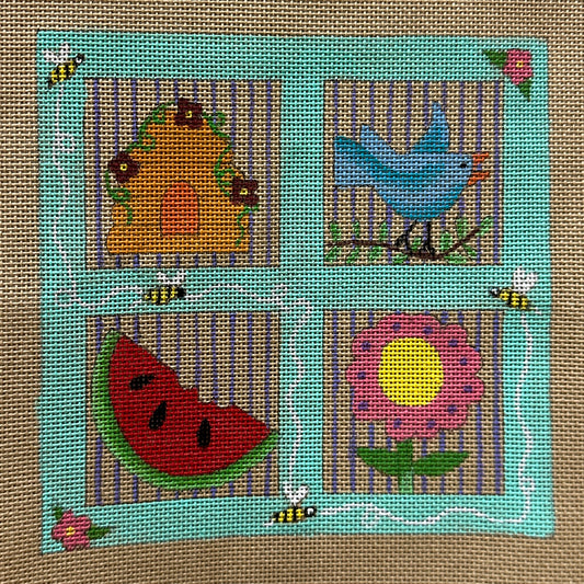 Summertime Needlepoint Canvas