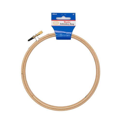 Superior Quality 6" Wooden Embroidery Hoop
