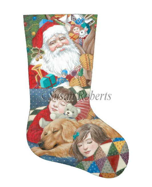 Liz Goodrick-Dillon Christmas Eve Stocking Needlepoint Canvas