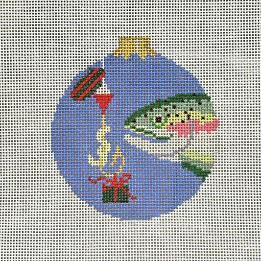 Susan Roberts Needlepoint Fish Gift Needlepoint Canvas