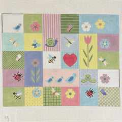 Susan Roberts Needlepoint Flower Patches Needlepoint Canvas