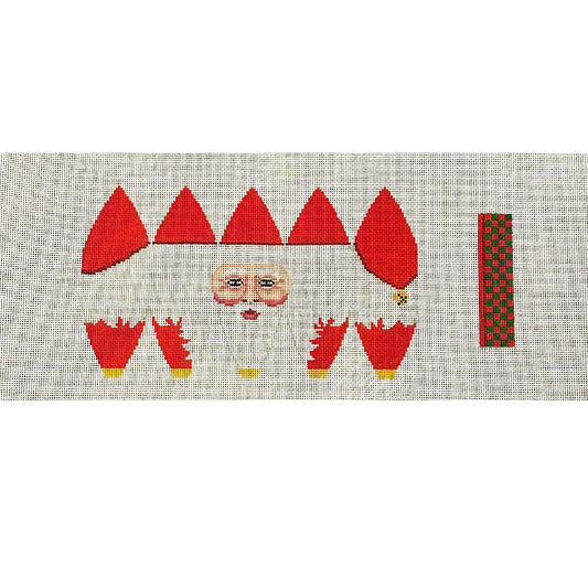 Susan Roberts Needlepoint Santa Face Hot Air Balloon 3D Needlepoint Canvas