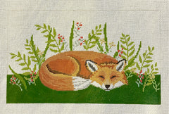 Susan Roberts Needlepoint Sleeping Fox Needlepoint Canvas