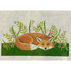 Susan Roberts Needlepoint Sleeping Fox Needlepoint Canvas