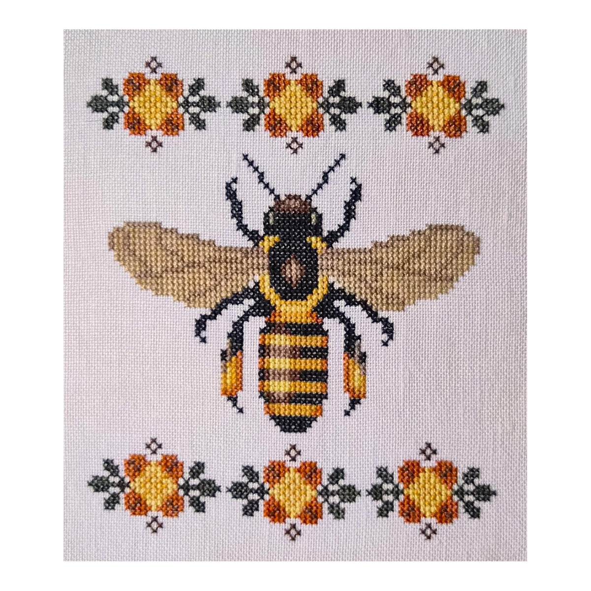 The Artsy Housewife Honey Bee Cross Stitch Pattern