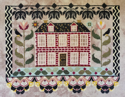 The Artsy Housewife Lake House Cross Stitch Pattern