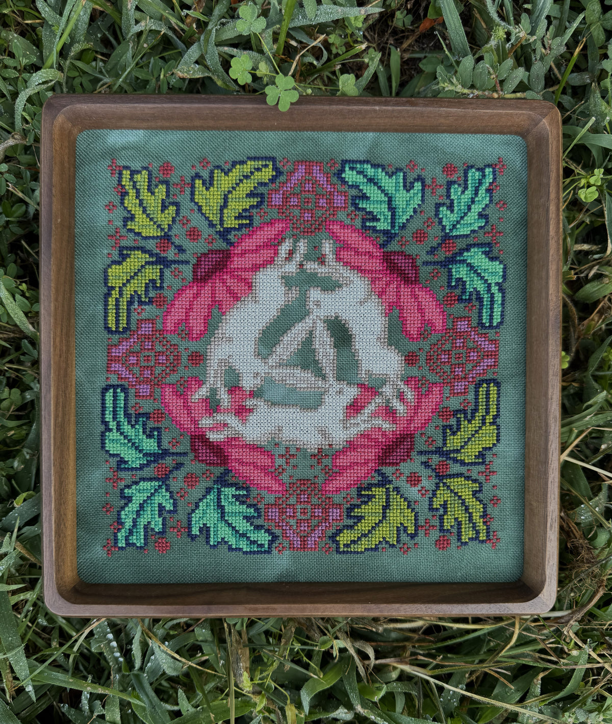The Marigold Meadow Kaleidoscope Cross Stitch Pattern
