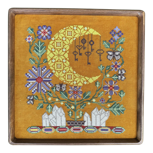 The Marigold Needle Magic by Moonlight Cross Stitch Pattern