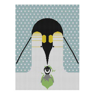 The Meredith Collection Charley Harper Designs B-R-R-R-R-Rthday Needlepoint Canvas - 13m