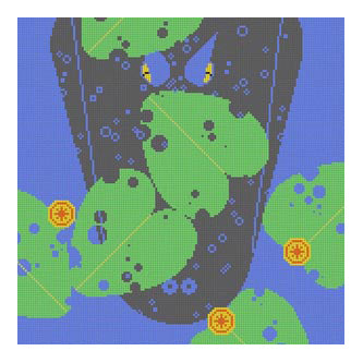 The Meredith Collection Charley Harper Designs Gatorscape Needlepoint Canvas