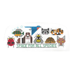 The Meredith Collection Charley Harper Space For All Species Adelaide Purse Needlepoint Canvas