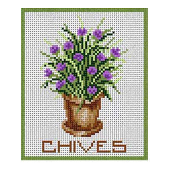 The Meredith Collection Susan Treglown Chives Needlepoint Canvas