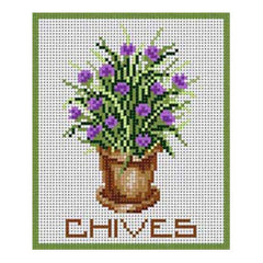 The Meredith Collection Susan Treglown Chives Needlepoint Canvas