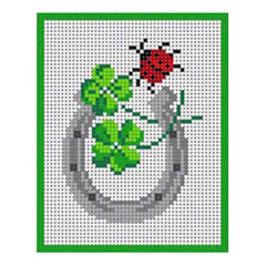 The Meredith Collection Susan Treglown Lucky Needlepoint Canvas