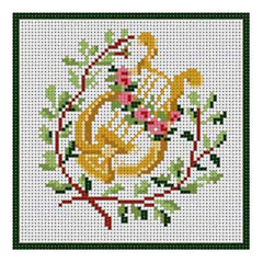 The Meredith Collection Susan Treglown Music Needlepoint Canvas