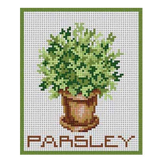 The Meredith Collection Susan Treglown Parsley Needlepoint Canvas