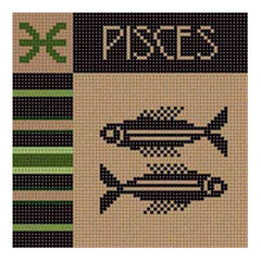 The Meredith Collection Susan Treglown Pisces Needlepoint Canvas