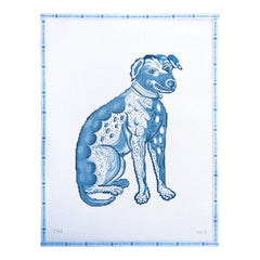 The Plum Stitchery Eric the Dog Needlepoint Canvas