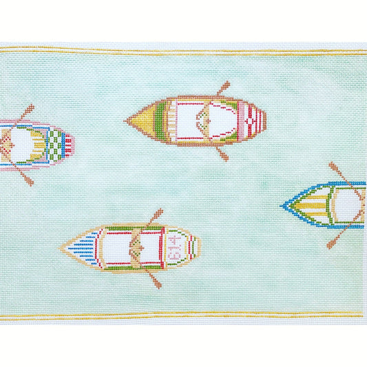 The Plum Stitchery The Regatta Needlepoint Canvas