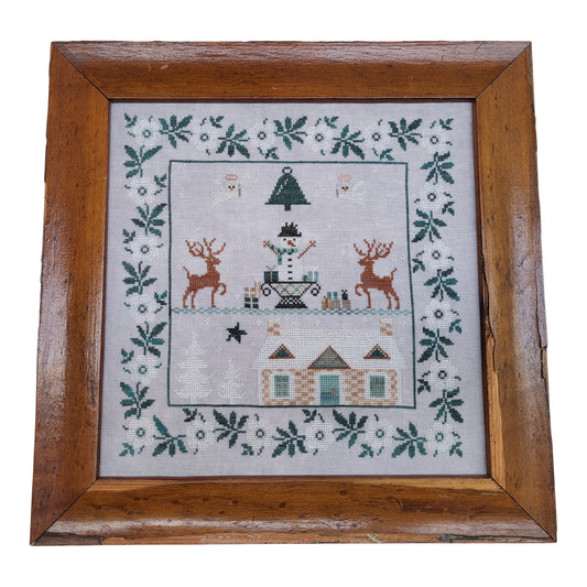 The Spanish Stitcher Winter Cabin Cross Stitch Pattern