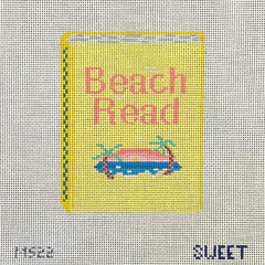 The Gingham Stitchery Maddie Sweet Designs Beach Read Needlepoint Canvas