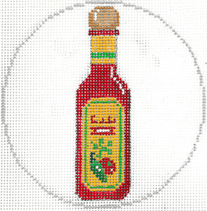 The Meredith Collection Cholula Hot Sauce Needlepoint Canvas