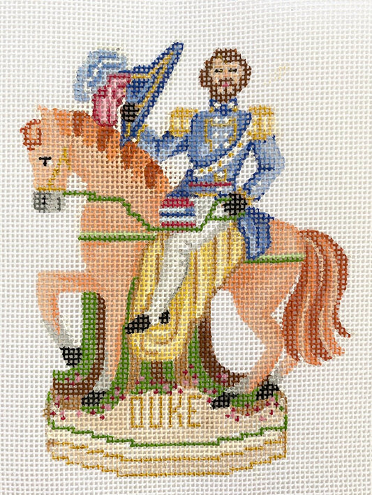 The Plum Stitchery Duke - Ornament Needlepoint Canvas