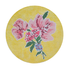 The Plum Stitchery Isleboro Eve Bouquet Needlepoint Canvas