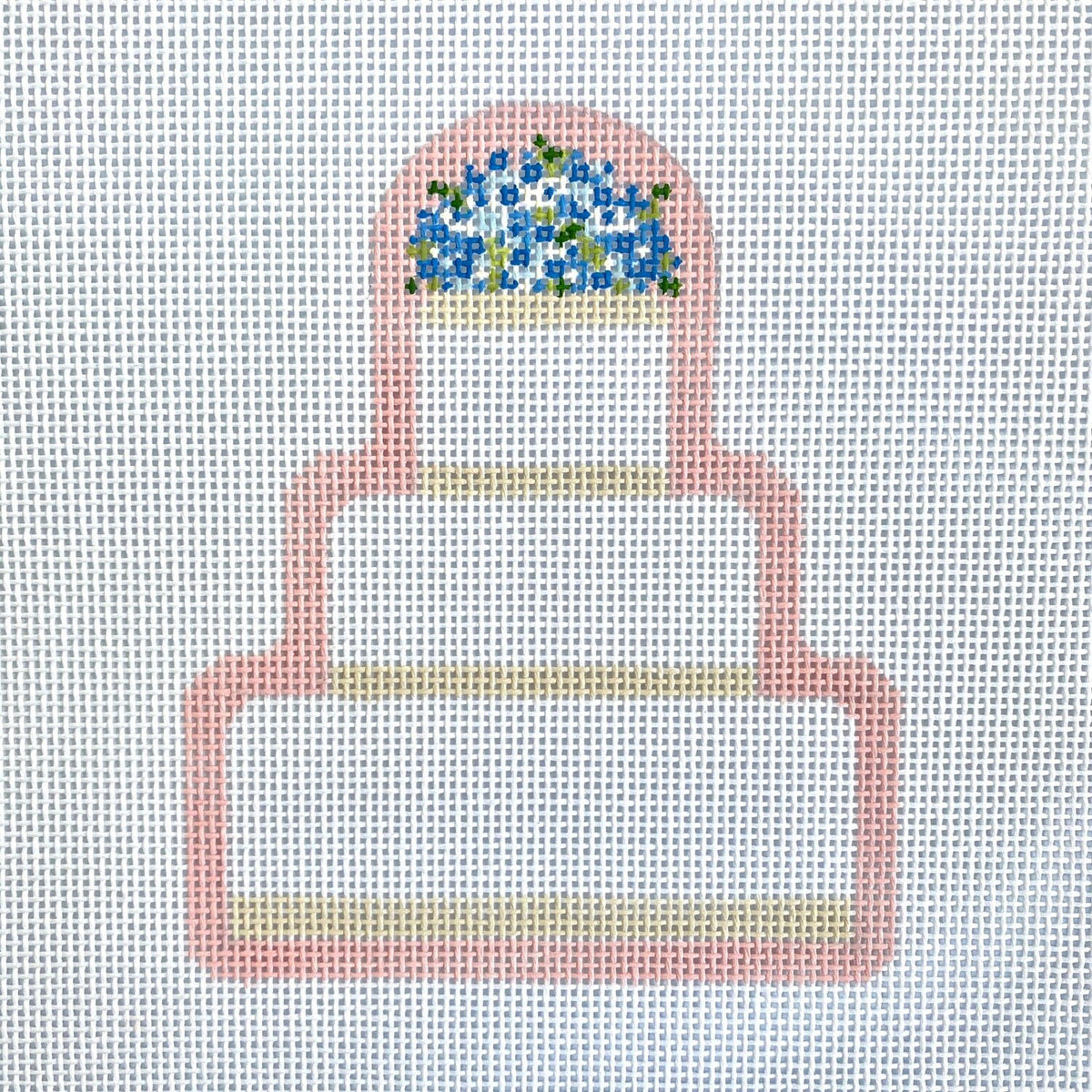 The Plum Stitchery Jinny Wedding Cake Needlepoint Canvas