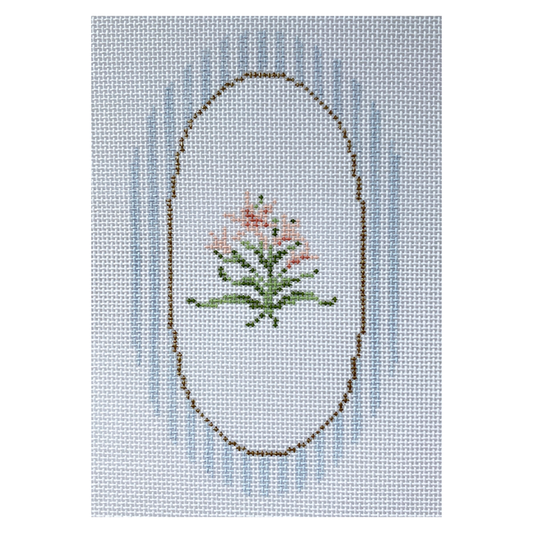 The Plum Stitchery Lily Needlepoint Canvas