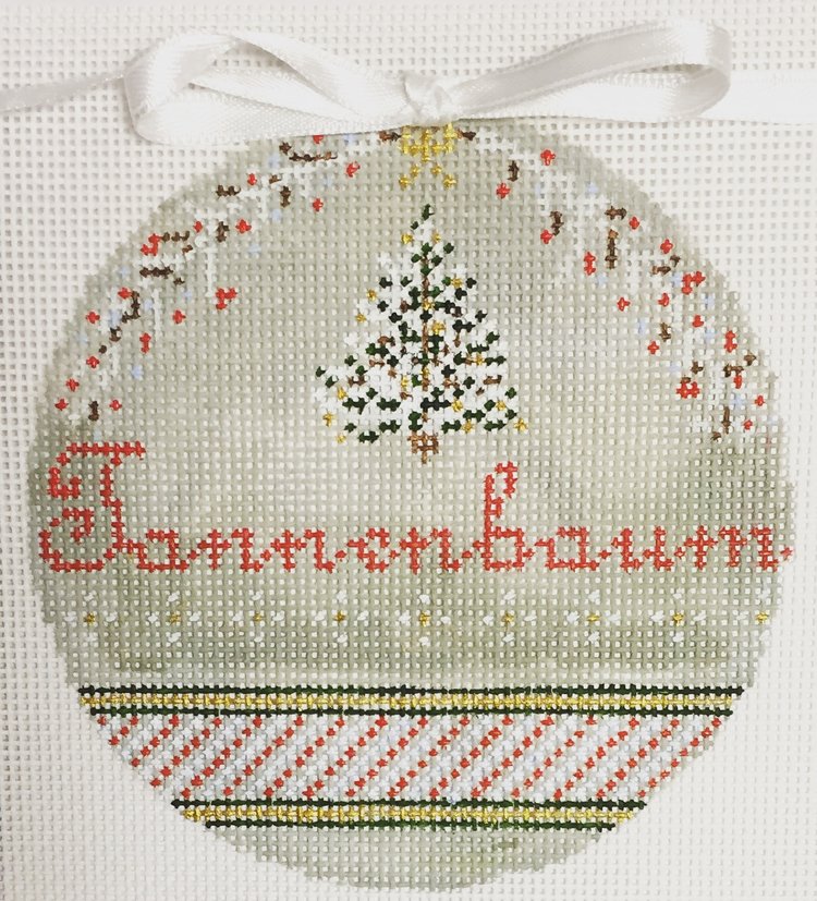 The Plum Stitchery Plum Christmas - O Tannenbaum Needlepoint Canvas