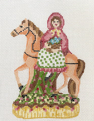 The Plum Stitchery Queen Victoria - Ornament Needlepoint Canvas