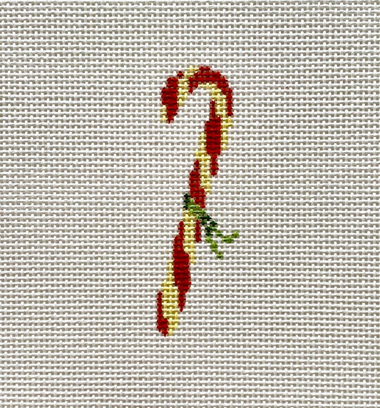 The Plum Stitchery Victorian Christmas - Candy Cane Needlepoint Canvas