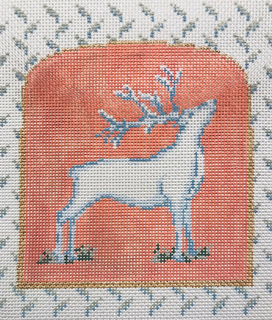 The Plum Stitchery Mother Nature Series - Deer Needlepoint Canvas