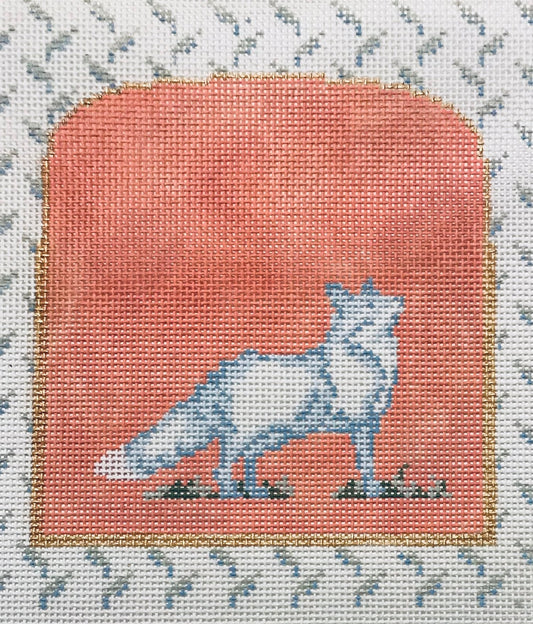 The Plum Stitchery Mother Nature Series - Fox Needlepoint Canvas