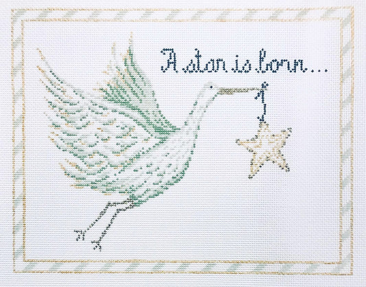 The Plum Stitchery A Star Is Born Needlepoint Canvas