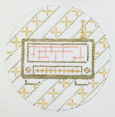 The Plum Stitchery Retro Series - Radio Needlepoint Canvas