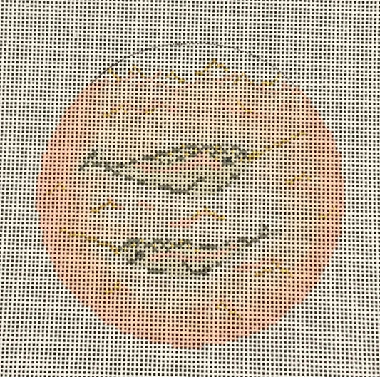 The Plum Stitchery Narwhals Needlepoint Canvas